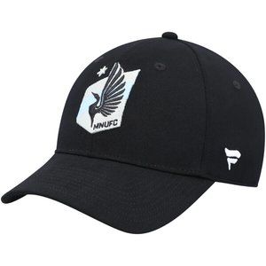 Minnesota United FC Mens Adjustable Baseball Hat MN Loons Black Fanatics NEW